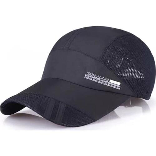 Mens And Womens Summer Fashion Leisure Quick Drying Baseball Cap, Popular Outdoor Sports Sun Shading Breathable Cap Adjustable