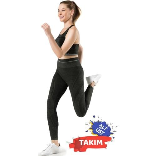 Womens Sport Leggings Adjustable Cross Strap Bustier And High Waist Print Fitness Tights Casual Look Plates