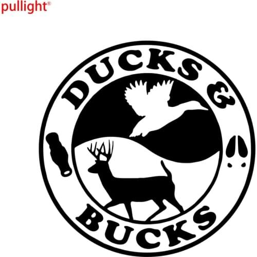 Personality Duck Buck Hunting Hunter Gun Car Truck Window Wall Laptop Vinyl Decal Sticker