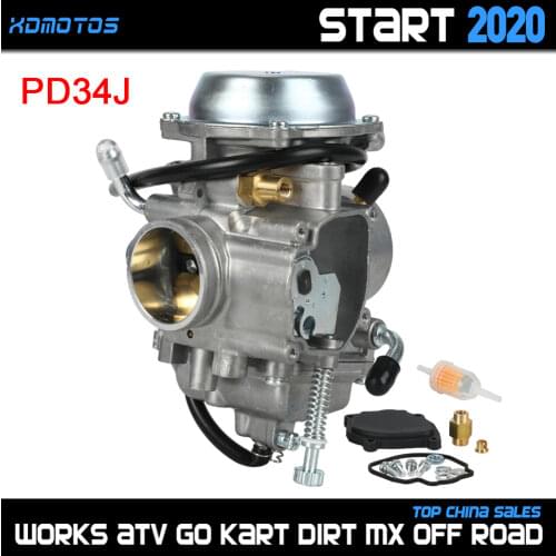 PD34J 34mm Carburetor For Polaris Sportsman 300 335 400 450 500 600 700 MV7 4x4 ATV Quad UTV All Terrain Vehicle Parts Carbs