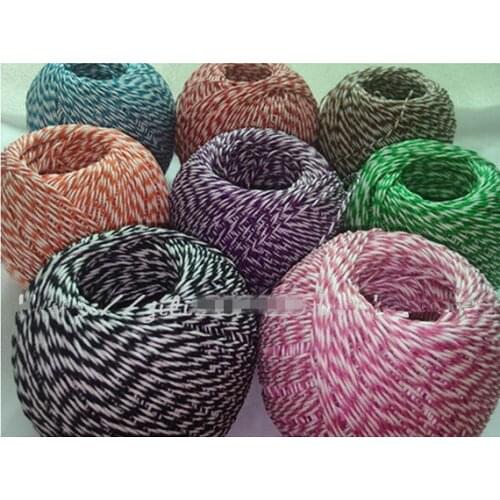 NICE 8colors 1mmx 120m polishing waxed hemp rope multicolor DIY accessory zakka necklace bracelet decorating free shipping HOT