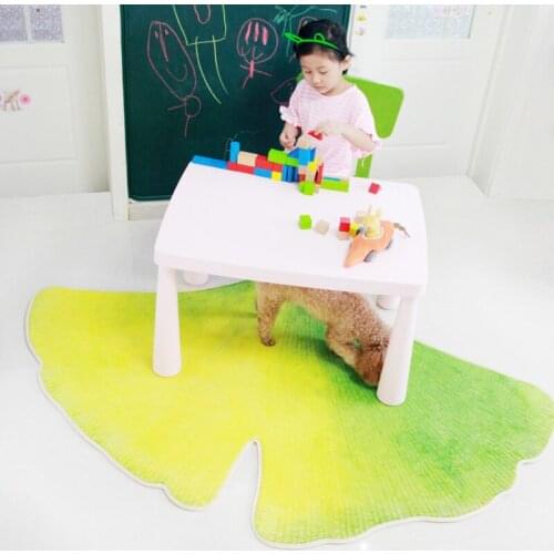 Creative Carpet Plant Leaves Carpet Livingroom The Bedroom Of Children Games Mat Rug Fashion Rug Lovely Play Crawling