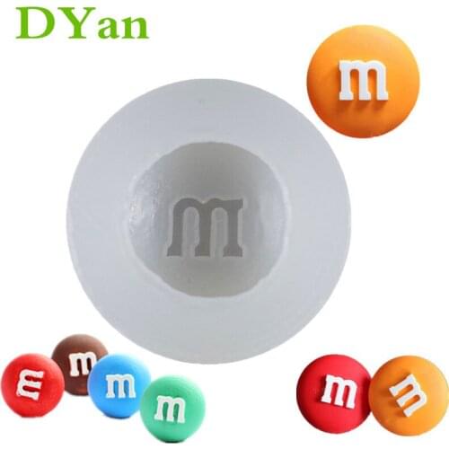 M Bean Liquid Silicone Fondant Mold Chocolate Cake Mold Decoration Mold Aroma Plaster Mold Drop Baking Tools A1664