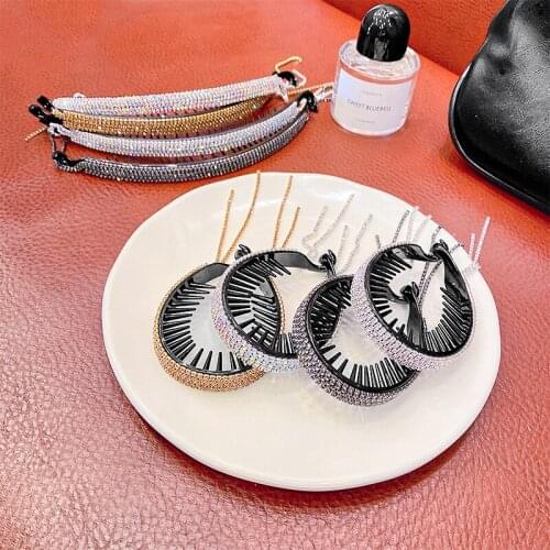 New Women Luxury Rhinestone Tassel Ponytail Buckle Hair Claws Hair Decorate Clips Grab Hairpin Headband Fashion Hair Accessories