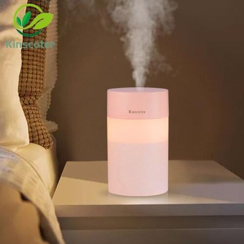 Kinscoter Portable Ultrasonic Air Humidifier Household Moisturizing Spray Car Humidification Aromatherap Air Purifier Mist Maker