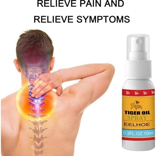 Tiger Oil Pain Relief Spray Joint Spine Lumbar Pain Relief Muscles Active Sprain Rheumatism Arthritis Spray Body Health Care