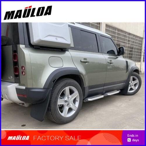High qulity ABS black color modified and widened mudguard Applicable to defender 2020