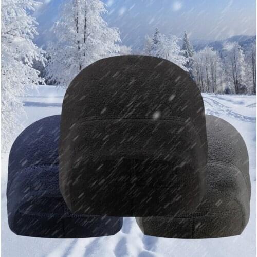 Winter Men Cycling Cap Ski Mountaineering Outdoor Windproof on Foot Warm Breathable Fleece Bicycle Earring Cap Headwear Hat