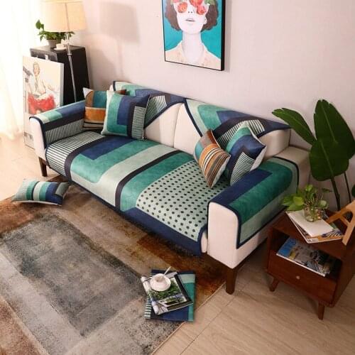 1 Piece Cushion Simple Modern Four Seasons General Fabric Sofa Cover Non-Slip Living Room Sofa Towel