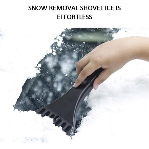 1Pcs=Winter Vehicle Snow Ice Scraper +Cleaning Brush Portable Multifunctional Removable Car Snow Shovel Car Accessories
