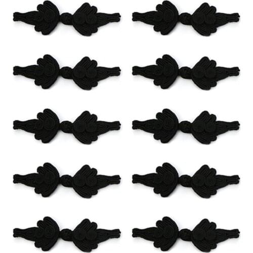 10 Pairs Chinese Handmade Cheongsam Buttons Sewing Knot Fastener DIY Handcraft Clothing Accessories E56C