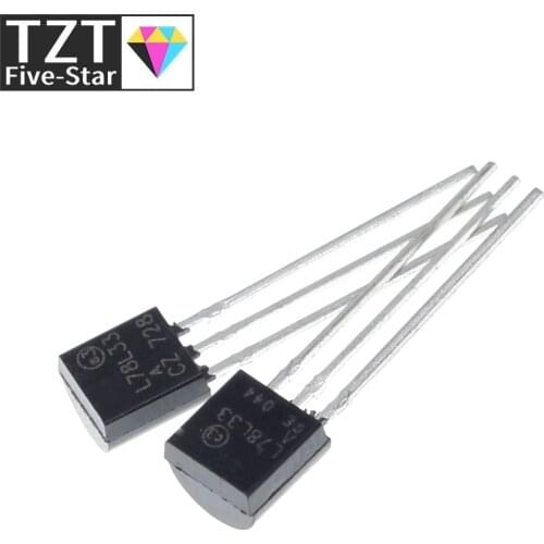 10PCS L78L33ACZ TO-92 78L33 L78L33 TO92 L78L33A 3.3V Voltage Regulator