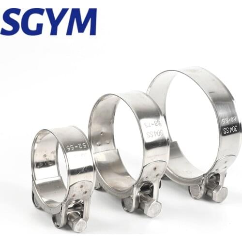 304 Stainless Steel Strengthens The Clamp Hose Clamp Circular Air Water Pipe Fuel Hose Clips Of Water Pipe Fasteners Clamps