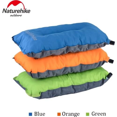 NatureHike Filling Sponge Automatic Inflatable Air Memory Pillow Portable Ultralight Outdoor Camping Travel Pillow For Sleeping