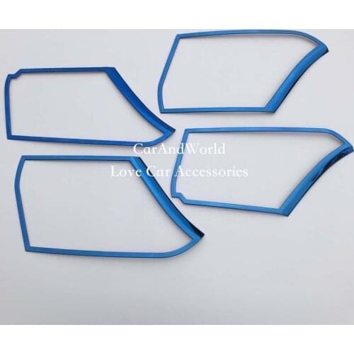 Car Accessories For Toyota Camry 2018 2019 Stainless Steel Interior Door Stereo Speaker Audio Ring Cover Sound Frame Decoration