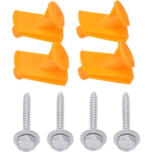 Mayitr 4pcs Car Auto SMART 450 MC01 Clips Clamp Screw Underbody Protection Underride Protection Accessories Parts