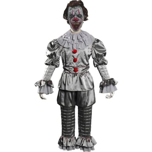 Brdwn Return Of Clown It End Pennywise Halloween Cosplay Costume Suit