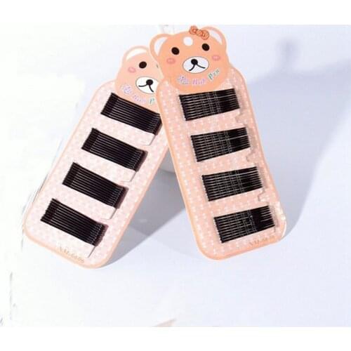 Black Invisible Hair Clips Wave Straight Pins Grips Barrette Simple Hairpin