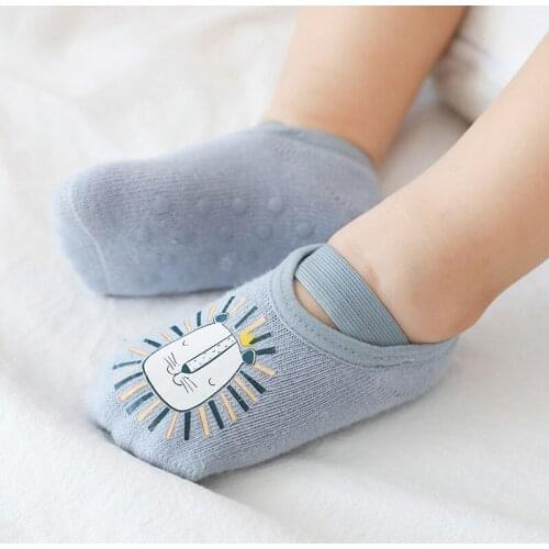 Baby anti-slip socks boys girls newborn infant cotton cute sock children non slip Cartoon animal warm sock sneakers cheap stuff