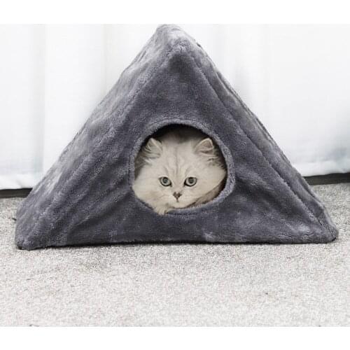 Cat Scratch Board Toys for Cat Geometric Shape Multifunction Kitty Sleep Bed Foldable and Durable Cat Furnture Cat Nest