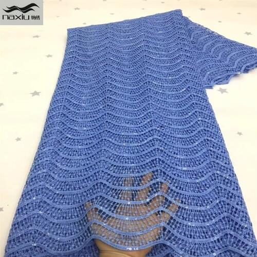 Madison African Cord Lace Fabric High Quality Guipure Cord Milk Silk Nigerian Water Soluble Lace Fabrics For Dress