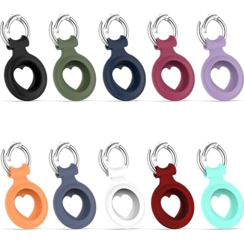 Love Heart Durable Protective Cover Multicolor Shell Use Directly Tracker Case for AirTags Tracker Anti-abrasion