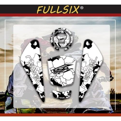 Motorcycle 3D sticker front fuel tank Prevent scratc fuel tank pad sticker Protector decals suitable for Honda REBEL 500