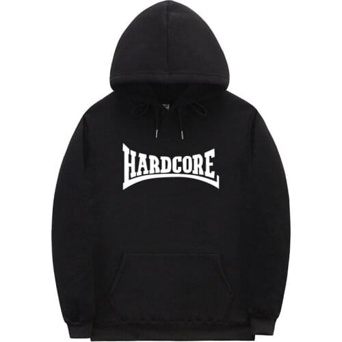 New Hardcore Hoodie Man woman Fleece sweatshirt Fashion Asian Oversize Cool Fun Autumn And Winter Couple Hoodies pullover S-3XL