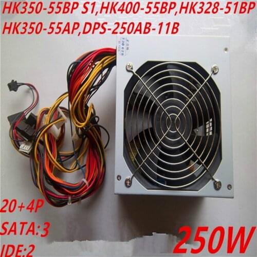 New PSU For Lenovo ATX E1020T E1020X E1021 E1026X 250W Power Supply HK350-55BP S1 HK400-55BP HK328-51BP HK350-55AP DPS-250AB-11B