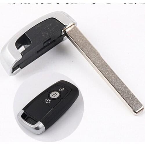 DAKATU Uncut Prox Smart Key Blade Blank Replacement Emergency Insert For Ford Fusion F series Smart Emergency Key
