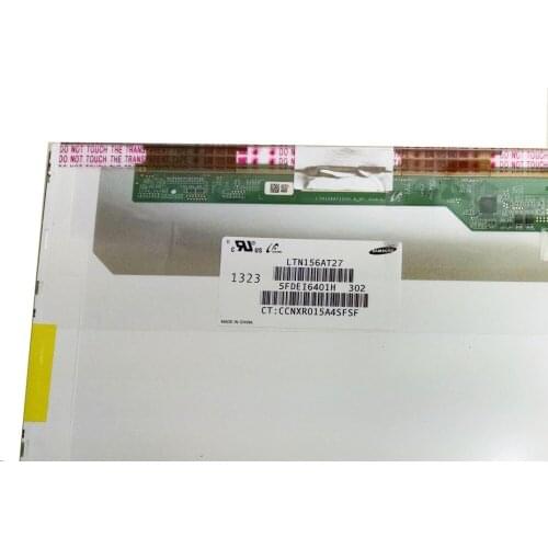 15.6" Lapotp Matrix LTN156AT27-302 LCD Screen LTN156AT27 302 HD 1366X768 40 Pins Panel Replacement