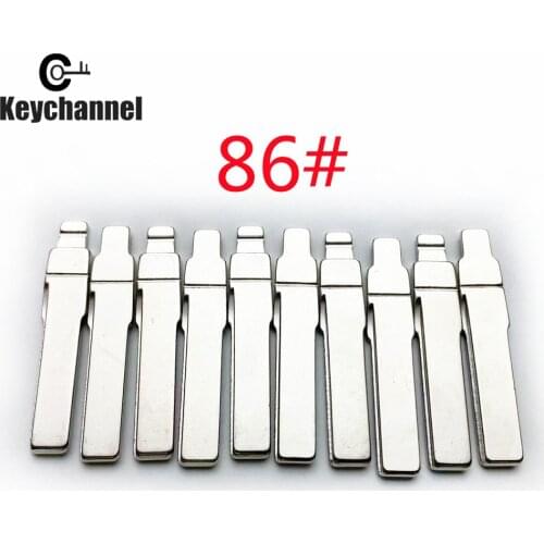10 PCS Original #86 HAA LISHI HU66 Blade Remote Folding Flip Blank Key For Vw Passat Bora Skoda Seattle For Audi A6 A4 Car Key