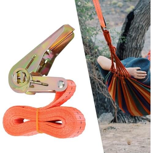 3m Adjustable Hammock Straps Nylon Heavy Duty Outdoor Camping Triangle Air Hammocks Swing Chair Tree Hanging Rope with Buckle