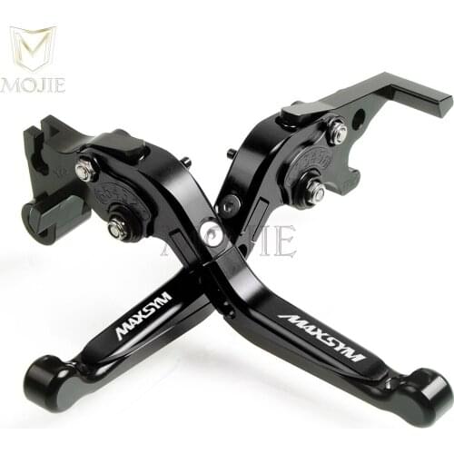 Motorcycle Accessories CNC Aluminum Adjustable Folding Extendable Brake Clutch Levers For SYM MAXSYM 400i 600i MAX 400 600
