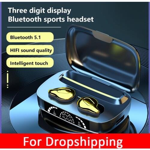 3000mAh Power Bank Wireless Headphone TWS Bluetooth Earphone Waterproof Earbuds For iphone samsung xiaomi Android Sports Headset