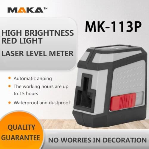 MAKA Brand New Arrive 4 In 1 Laser Levels Cross Line Laser Levels Line Red Beam Portable Mini Level Meter Two Line