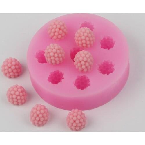 Cake Fondant mould silicone 3D strawberry Soap Silicon Mold