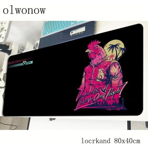 Hotline miami mousepad 800x400x3mm Customized gaming mouse pad gamer mat Personality computer desk padmouse keyboard play mats