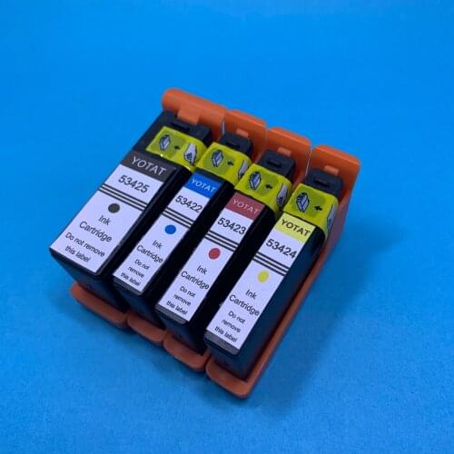 YOTAT 4pcs Compatible ink cartridge 53425 53422 53423 53424 for Primera LX900 printer
