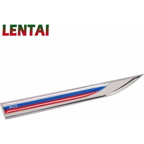 LENTAI For Hyundai solaris i30 tucson 2017 Alfa Romeo 159 Volvo xc90 s60 Lifan Saab 2Pcs Car Styling Decorative Russian Stickers