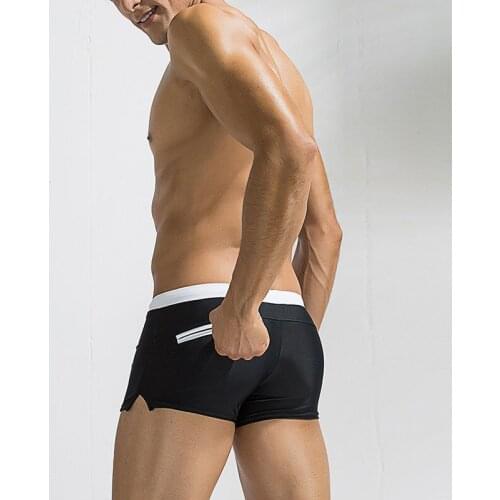 New Swimwear Men Sexy Swimming Trunks sunga Hot Swimsuit Mens Swim Briefs Beach Shorts mayo de praia homens maillot de bainen