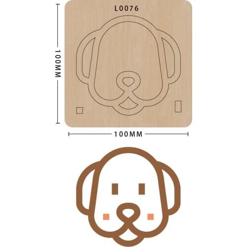 New Wood Mold For 2021 Cutting Dies For Scrapbooking Removable New Die Cut Diy Puppy Portrait Die Cut