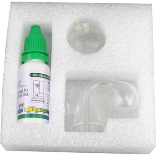 85WC 15ml Aquarium CO2 Indicator Solution Monitor Fluid Glass Carbon Dioxide Checker Fish Tank Plants Living Condition Liquid