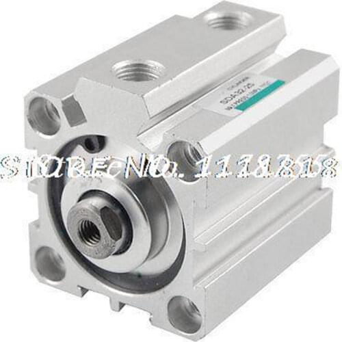 Double Acting 50mm Bore 15mm Stroke Compact Air Cylinder SDA50x15