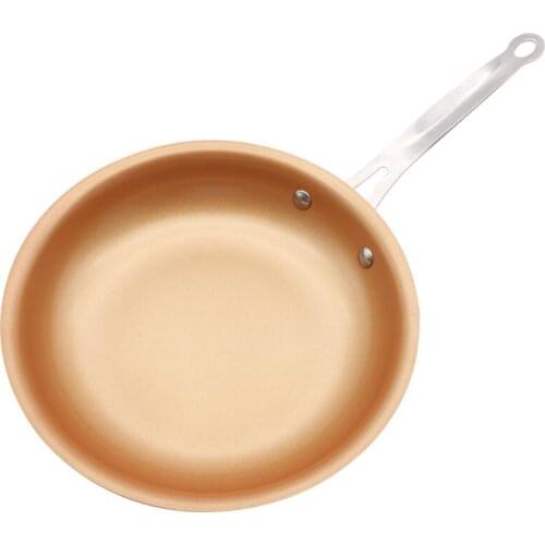 8/10/12 inch Non-stick Copper Frying Pan Skillet Grill Gas & Induction Cooker Griddle Cooking Tools Kitchen Accessories Cookware