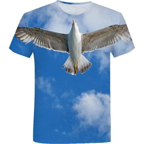 Loose Tops Boy T-Shirts Personality Funny 3D Printing Streetwear Fashion Short-Sleeve O-Neck Pullover 2021 Summer New Kids Tee