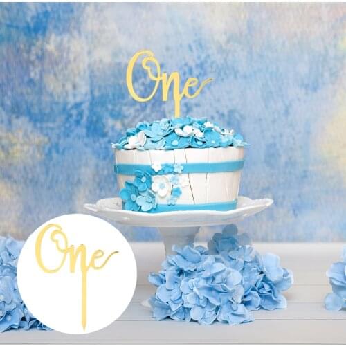10pcs Cake Topper 1st Birthday Cake Decoration 1st Birthday ONE Cake Topper