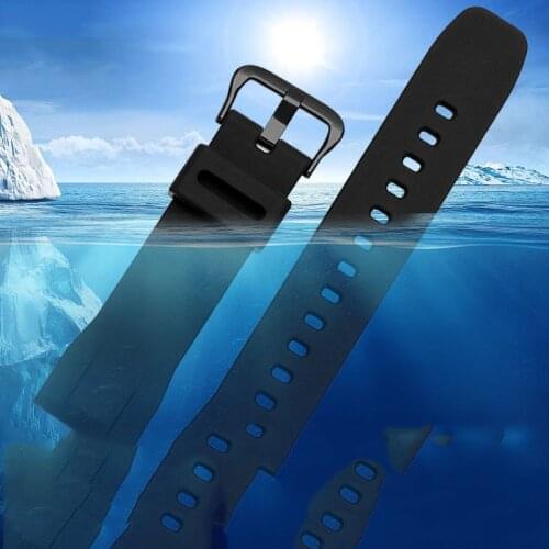 Replacement Rubber Wrist Strap For Casio PRG-650 PRW-6600 PRG600 PRW-60 Fashion Elastic Durable Silicone Strap Band WatchBands