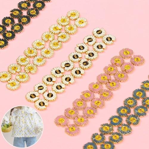 20Pcs 8mm Mini Metal Buckles Two Holes Flower Buttons for 1/6 Doll Toys Bags Clothes Decor Buttons DIY Handmade Sewing Supplies
