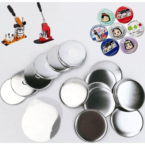 50PCS Diy Magnetic Fridge Button Pins Blank Button Badge Parts Maker значки набор 44MM/58MM